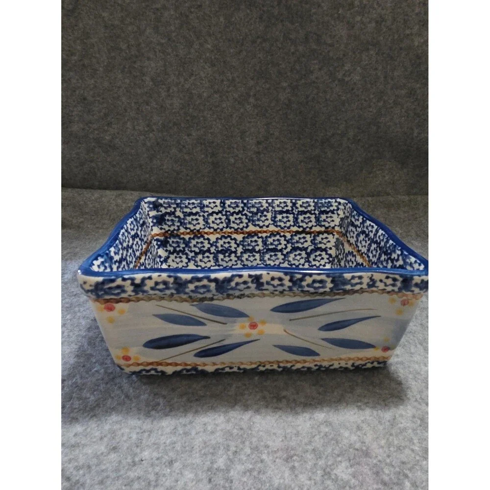 2 Temptations By Tara Old World Blue Scalloped Edge Baking Dishes 1 Qt